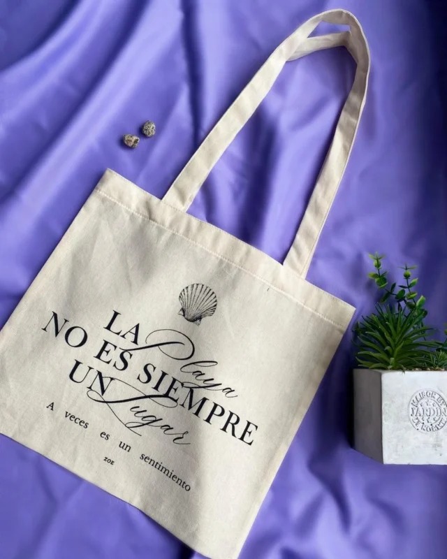 Bolsa de Lienzo Bolsa de lienzo personalizada para marca de ropa