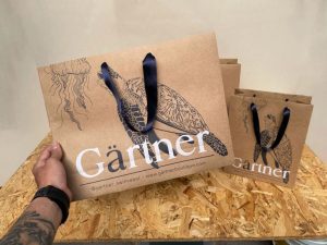 Bolsa Kraft premium para marca de ropa